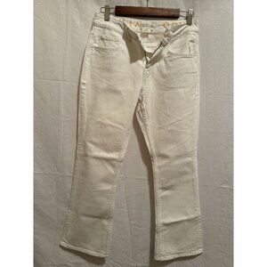 Kate Spade Cream Ankle & Cropped Jeans